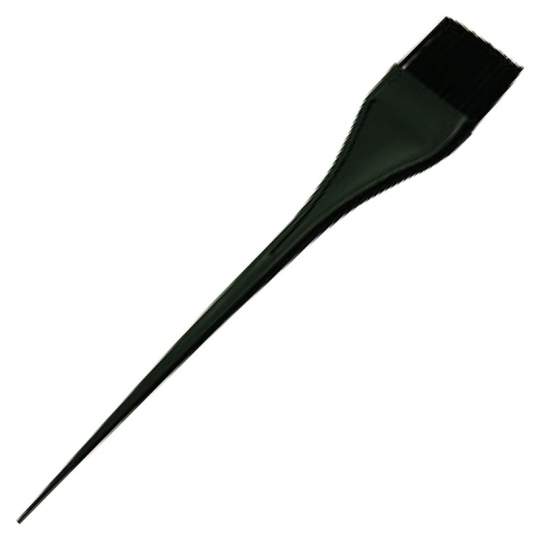 Pensula vopsit parul, grip din plastic, par din nylon, negru, 21cm x 3.5cm latime zona activa (1 bucata)
