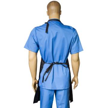 Sort frizerie / coafor, negru, 100% polyester, 1 buzunar pe piept (1 bucata)