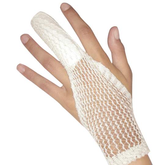 Bandaj elastic tubular tip plasa 3cm x 20m din poliester pentru degete si incheietura mainii, nr. 1