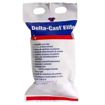 Fasa Delta-Cast Elite albastra de imobilizare, din rasina sintetica, 5cm x 3.6m Fasa Delta-Cast Elite albastra de imobilizare, din rasina sintetica, 5cm x 3.6m
