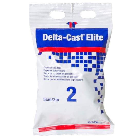 Fasa Delta-Cast Elite albastra de imobilizare, din rasina sintetica, 5cm x 3.6m Fasa Delta-Cast Elite albastra de imobilizare, din rasina sintetica, 5cm x 3.6m