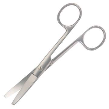 Foarfeca pansamente cu varfuri boante, material inox 14 cm (1 bucata)