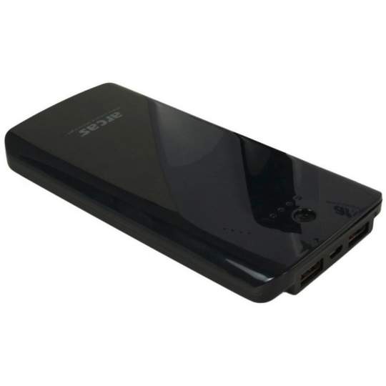 Acumulator extern Arcas Powerbank V25 8000mAh Li-Polimer cu 2 x USB 2A si 1A Acumulator extern Arcas Powerbank V25 8000mAh Li-Polimer cu 2 x USB 2A si 1A