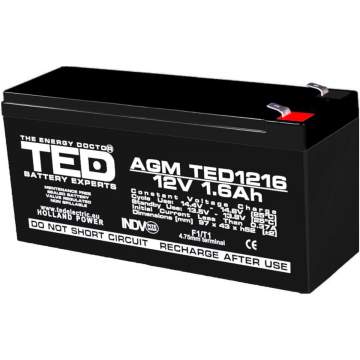Acumulator stationar 12V 1,6Ah