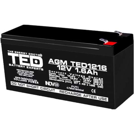 Acumulator stationar 12V 1,6Ah