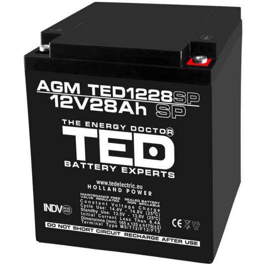 Acumulator stationar 12V 28Ah M5