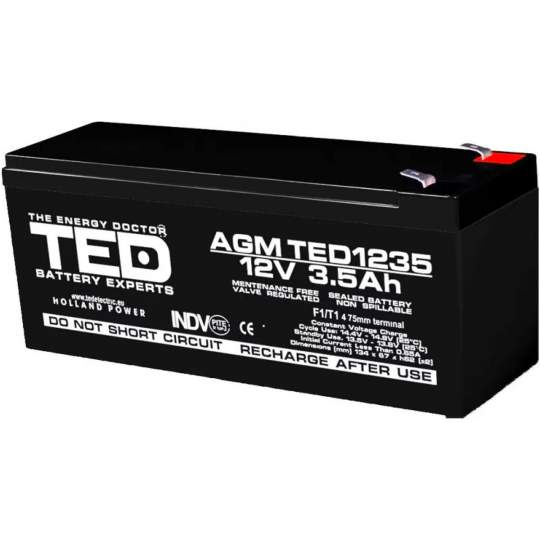 Acumulator stationar 12V 3,5Ah F1