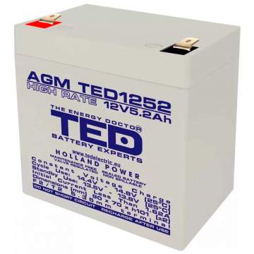 Acumulator stationar 12V 5,2Ah High Rate F2