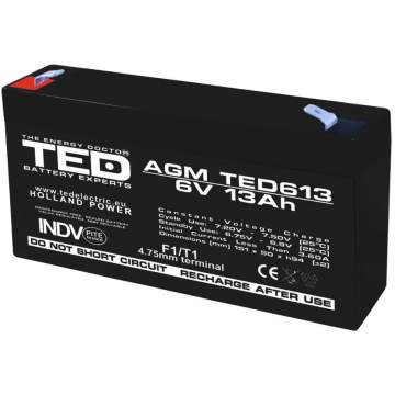 Acumulator stationar 6V 13Ah