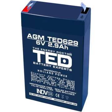 Acumulator stationar 6V 2,9Ah F1