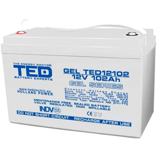 Acumulator AGM VRLA 12V 102Ah Gel Deep Cycle