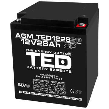 Acumulator AGM VRLA 12V 28Ah