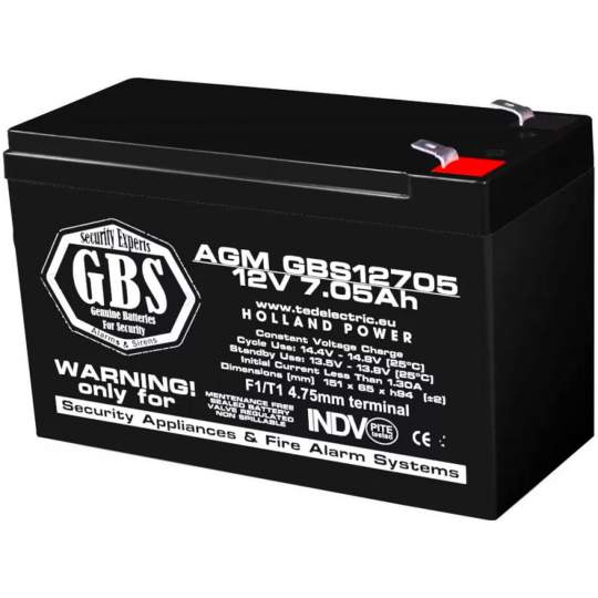 Acumulator AGM VRLA 12V 7,05Ah