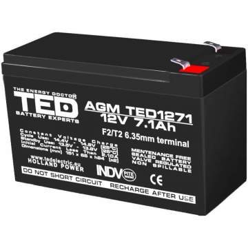 Acumulator AGM VRLA 12V 7,1Ah