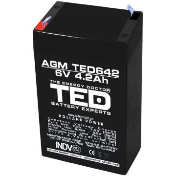 Acumulator AGM VRLA 6V 4,2Ah