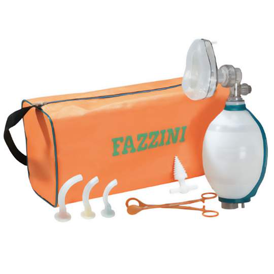 Trusa resuscitare adulti, cu balon silicon autoclavabil - Fazzini