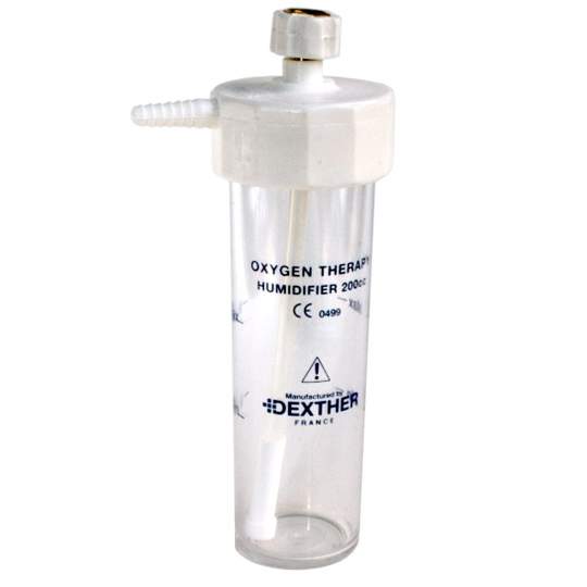 Vas umidificator / barbotor autoclavabil la 134 °C - Dexther (1 bucata)