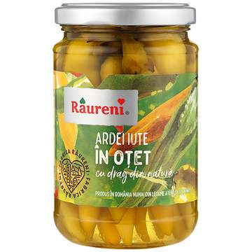 Ardei iute in otet, 280g, Raureni (1 bucata)