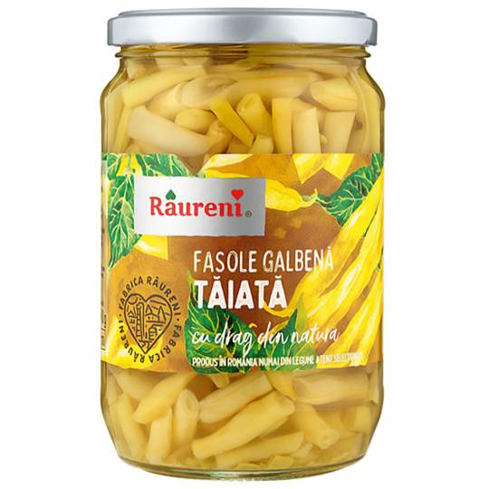 Fasole pastai galbena taiata, 720 ml (1 bucata)