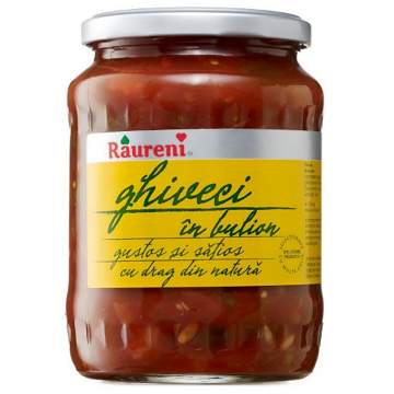Ghiveci în bulion, 720 ml (1 bucata)