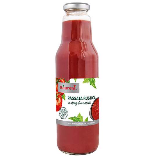Passata rustica din rosii proaspete,745g Raureni (1 bucata)