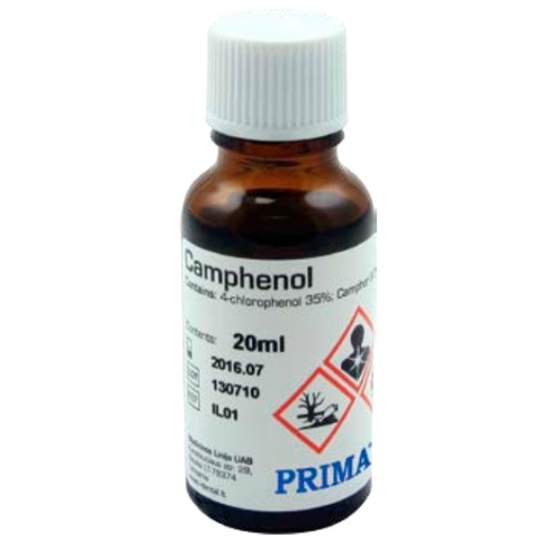 Camphenol, solutie pentru dezinfectarea canalului radicular, lichid (20 ml)