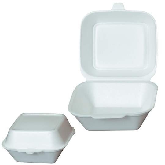 Cutie pentru pranz, alba 140x140x90 mm [100 bucati]