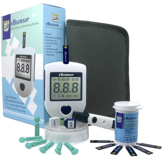 Kit Glucometru eBsensor Visgeneer complet (1 bucata)