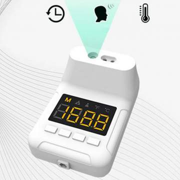 Termometru infrarosu non contact digital de perete K3, cu trepied