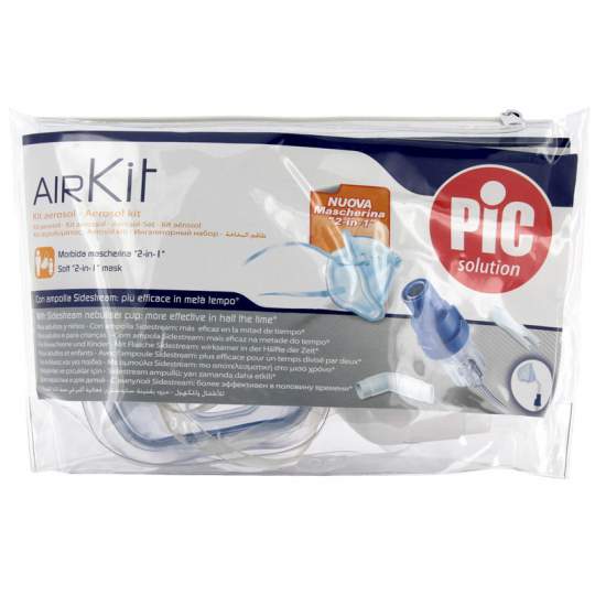 Kit consumabile pentru nebulizatoare AirKit (cupa nebulizare, furtun, masca adulti si copii, piesa nazala si bucala) Kit consumabile pentru nebulizatoare AirKit (cupa nebulizare, furtun, masca adulti si copii, piesa nazala si bucala)
