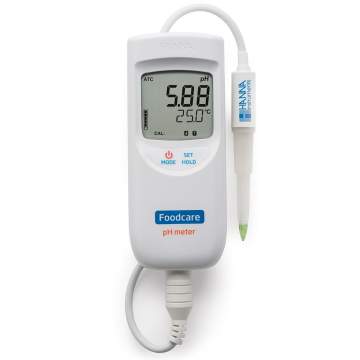 PH-metru portabil pentru alimente si lactate - HI99161 + Certificat de etalonare