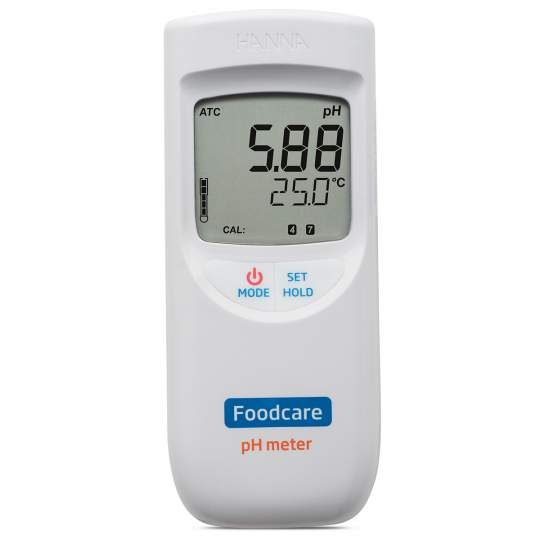 PH-metru portabil pentru alimente si lactate - HI99161 + Certificat de etalonare