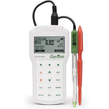 PH metru portabil GroLine profesional pentru sol - HI98168 cu Certificat de etalonare