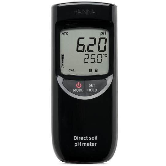 PH-metru portabil pentru masuratori de pH directe în sol - HI99121 cu Certificat de etalonare