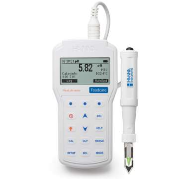 PH-metru portabil profesional pentru carne - HI98163 cu Certificat de etalonare