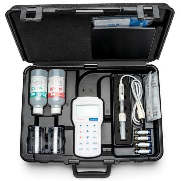 PH-metru profesional portabil pentru lapte - HI98162 cu Certificat de etalonare