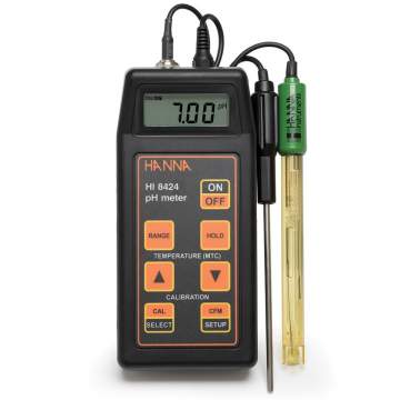 pH/mV-metru portabil - HI8424 cu Certificat de etalonare pH/mV-metru portabil - HI8424 cu Certificat de etalonare
