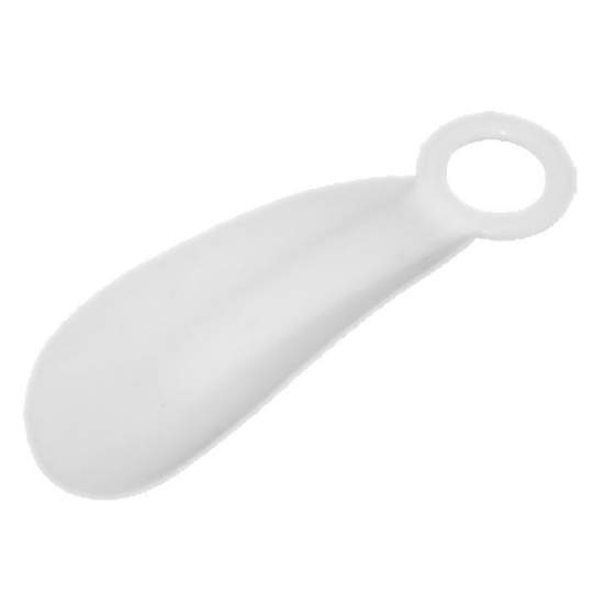 Incaltator plastic, 14.5 cm, alb (1 bucata) Incaltator plastic, 14.5 cm, alb (1 bucata)