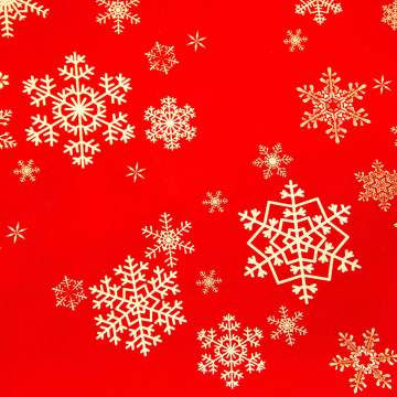 Fata de masa model Fulgi zapada, 100% bumbac, 180x150 cm (1 bucata)