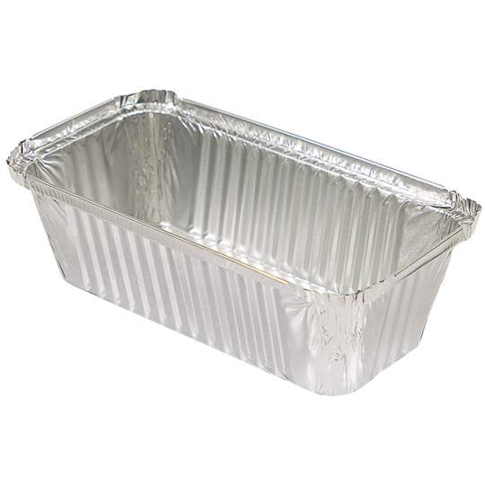 Caserola aluminiu, 1000 ml, 20.4x9.8x6 cm (100 bucati)