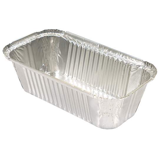 Caserola aluminiu, 1500 ml, 23.4x11.5x6.8 cm (100 bucati)