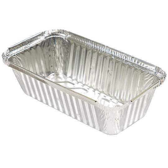 Caserola aluminiu, 685 ml, 18.5x9.3x4.9 cm (100 bucati)