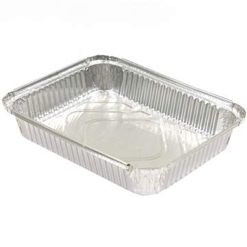 Caserola aluminiu, 800 ml, 22.2x17.2x3 cm (100 bucati)