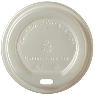 Capac bio bauturi calde, CPLA, 90 mm (50 buc/pac)