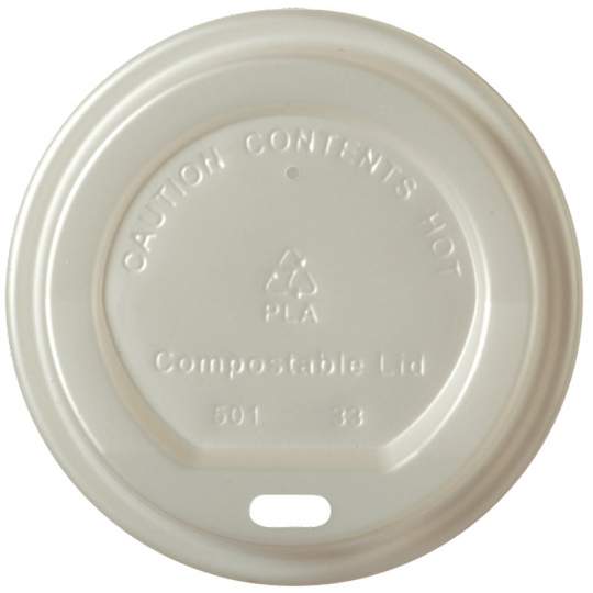 Capac bio bauturi calde, CPLA, 90 mm (50 buc/pac)