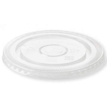 Capac bio transparent bauturi reci, PLA, 95 mm (50 buc/pac)