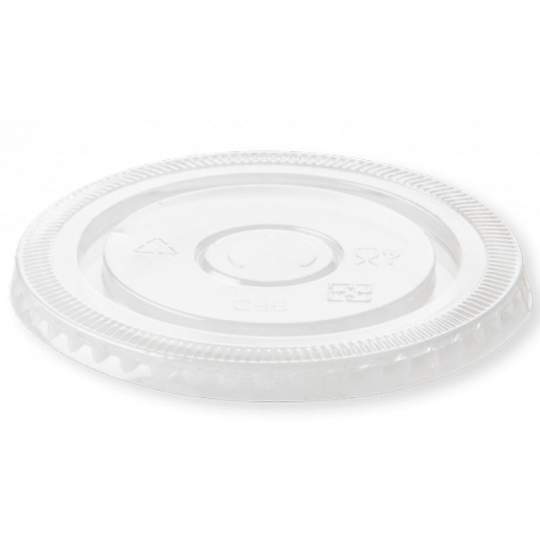 Capac bio transparent bauturi reci, PLA, 95 mm (50 buc/pac)