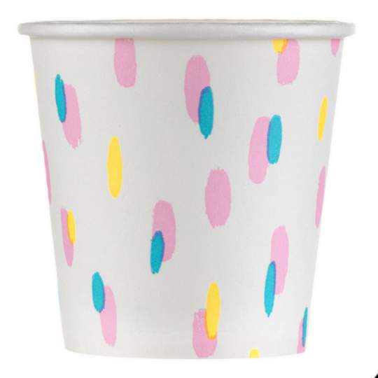 Pahar bio artwork, PLA + carton, 120 ml (500 bucati/bax)