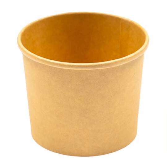 Bol ciorba bio kraft, 600 ml, diametru 115 mm (25 bucati)