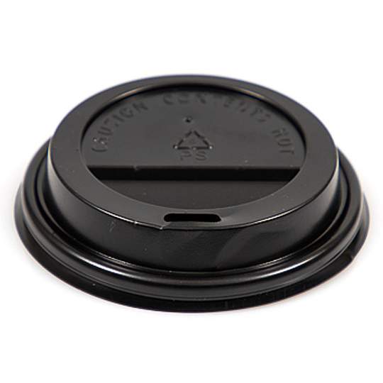 Capac negru pentru pahar kraft 200 ml (100 bucati) Capac negru pentru pahar kraft 200 ml (100 bucati)